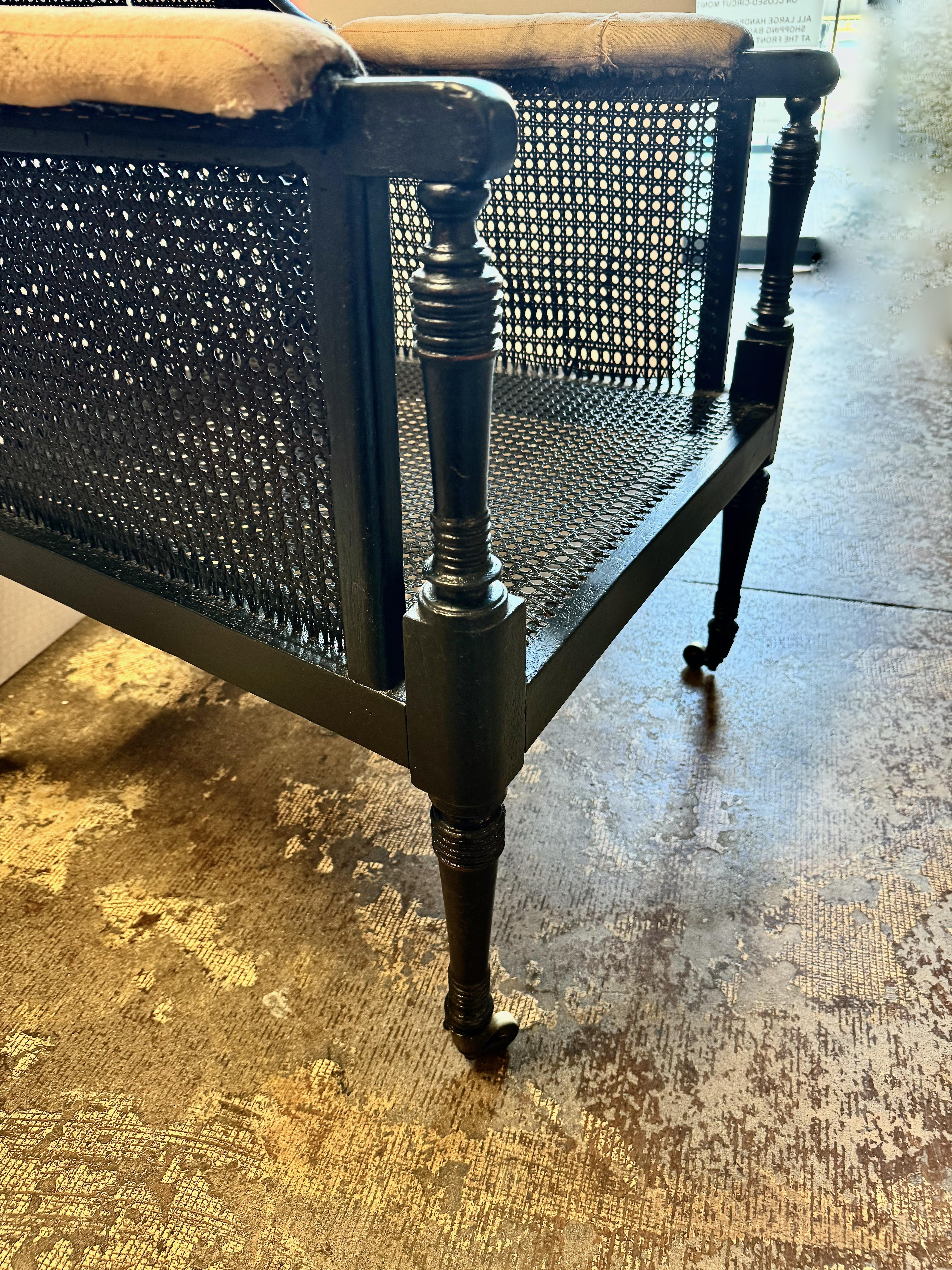 Regency Caned Library Chair, c. 1800-1810 en vente 1
