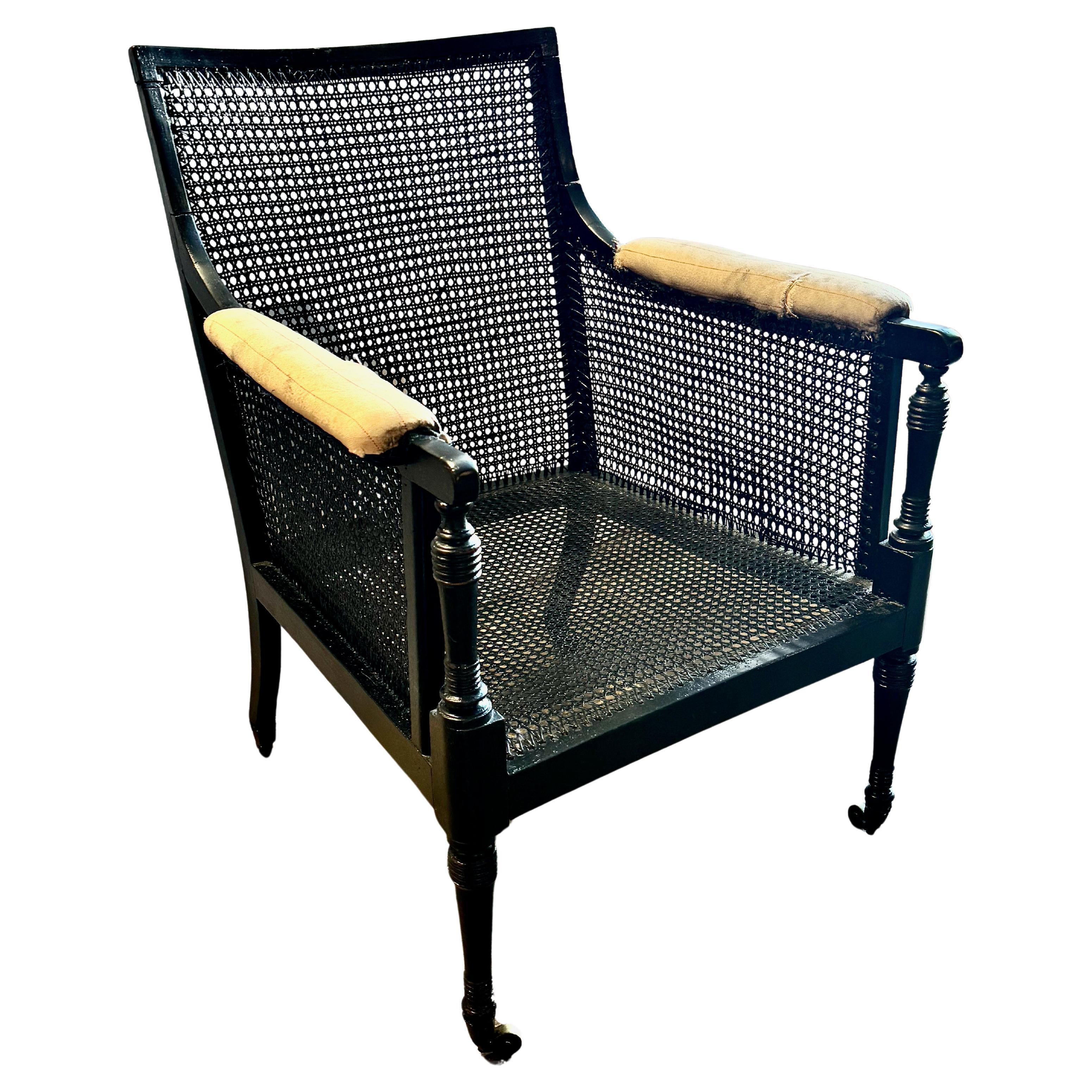 Regency Caned Library Chair, c. 1800-1810