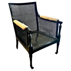 Regency Caned Library Chair, c. 1800-1810