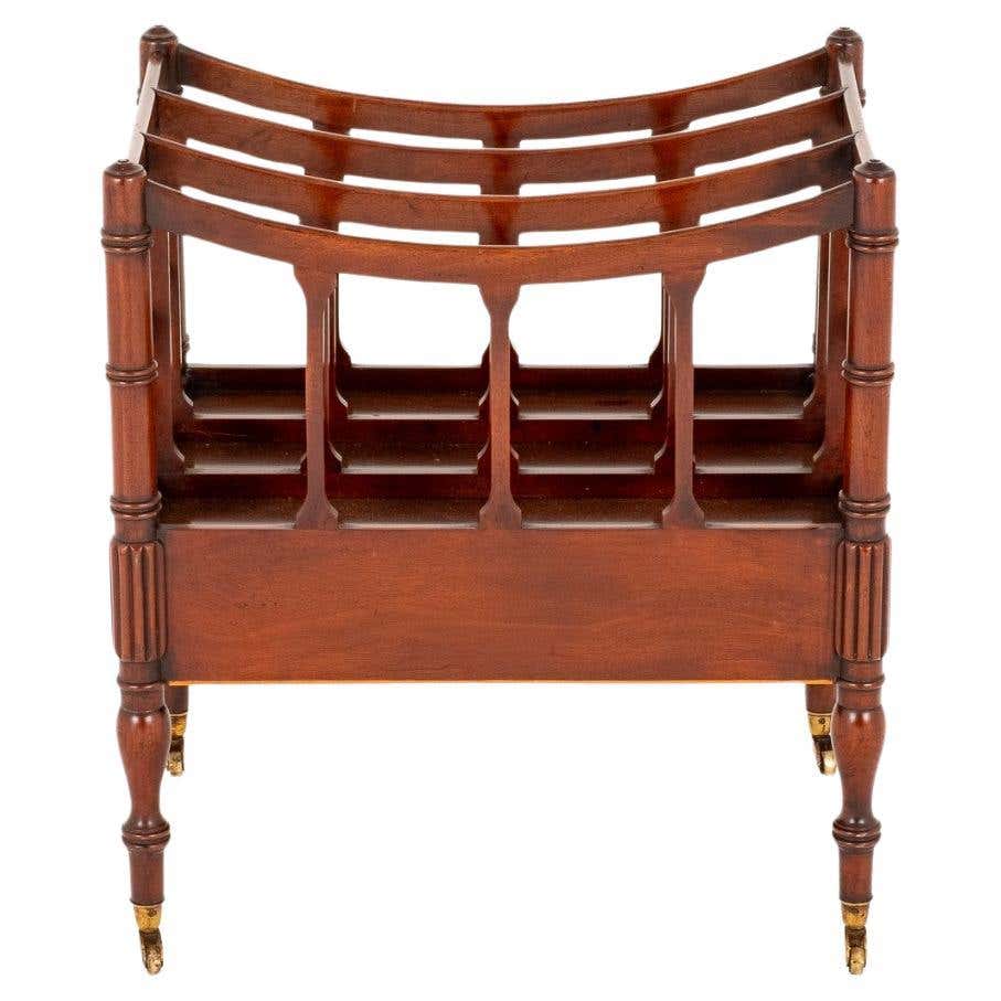 Regency Library Ladder English Mahogany Book Study Furniture For Sale ...