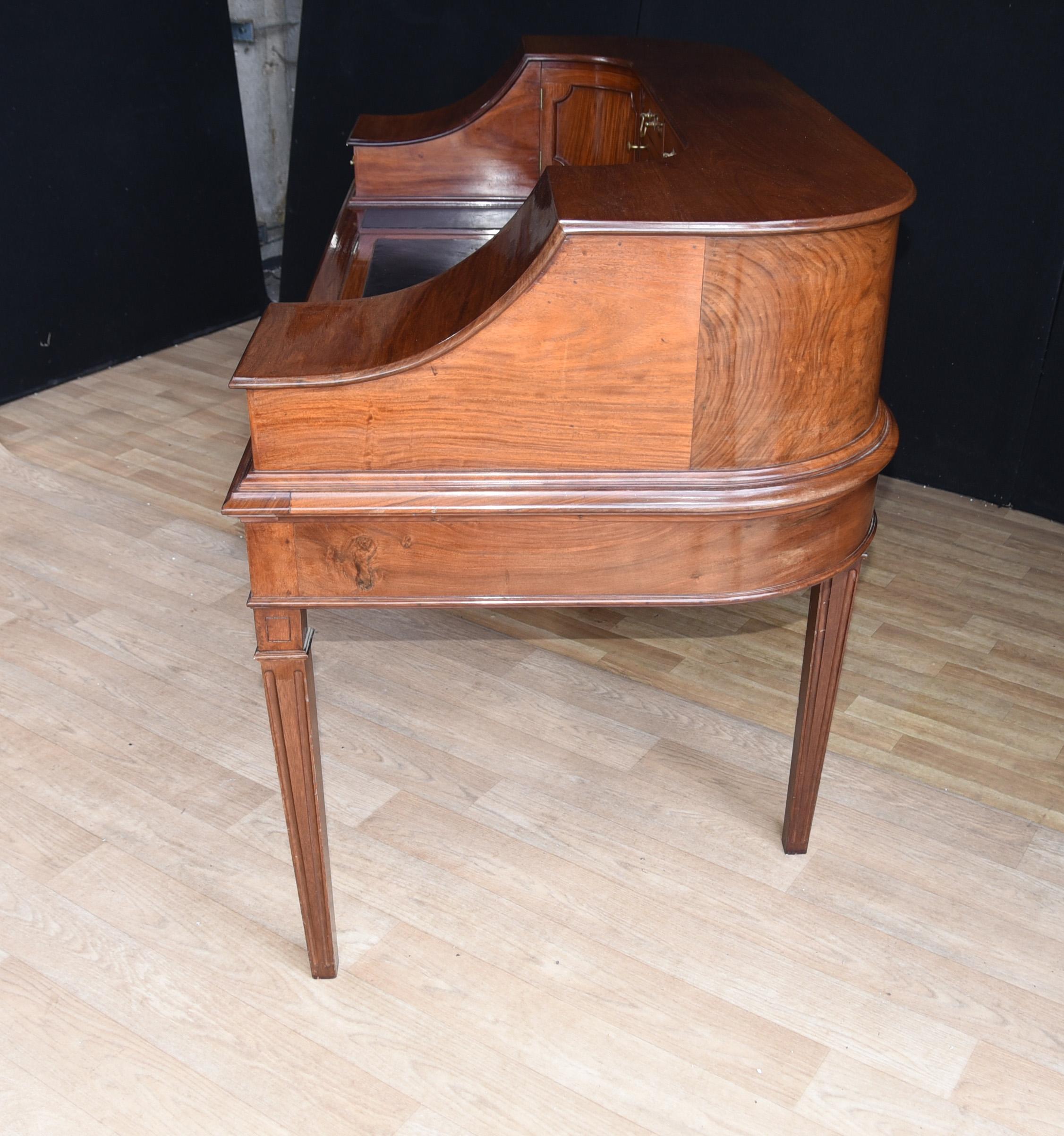 Regency Carlton House Desk Mahogany Writing Table 6