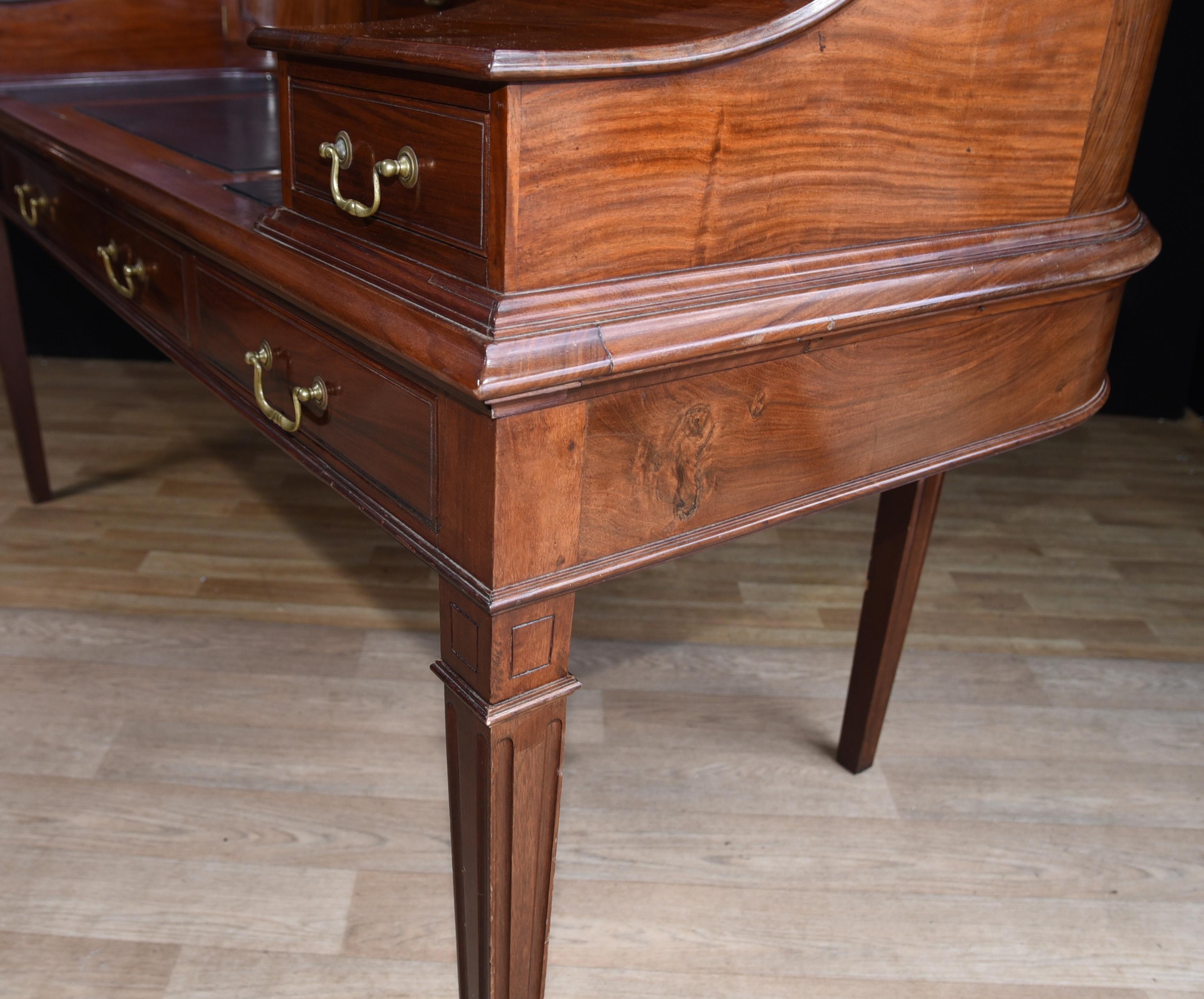 Regency Carlton House Desk Mahogany Writing Table 5