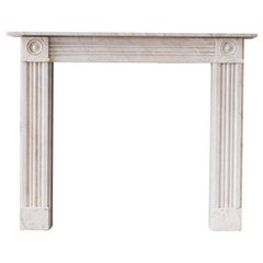 Regency Carrara Marble Chimneypiece