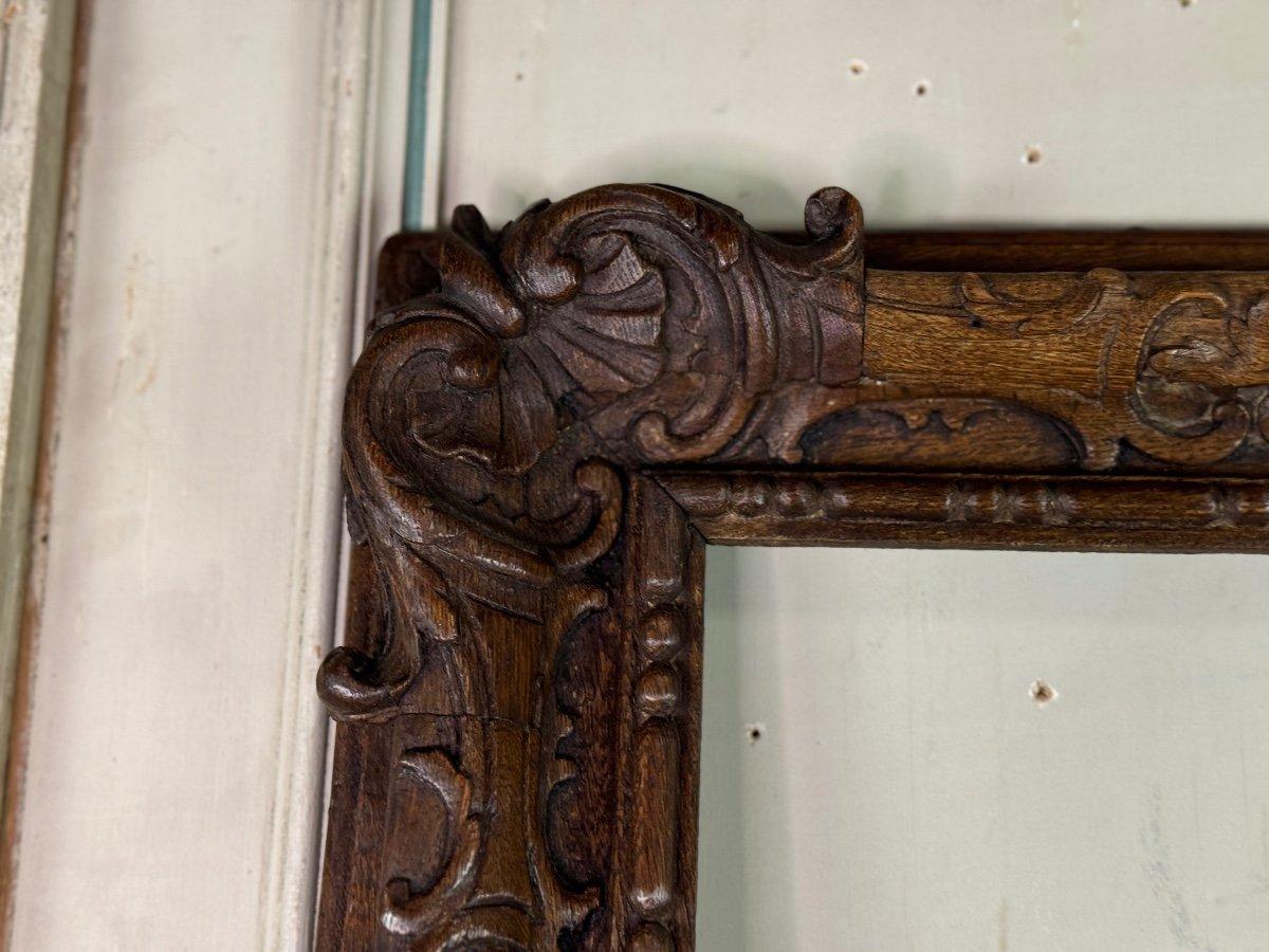 French Regency Carved Oak Frame, 18th Century For Sale