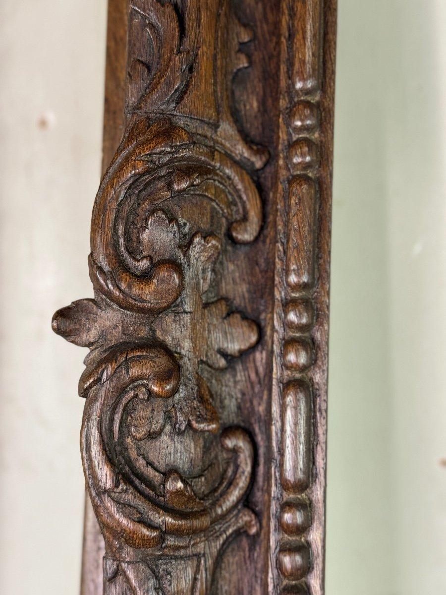 Regency Carved Oak Frame, 18th Century In Excellent Condition For Sale In Honnelles, WHT