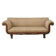 Regency Carved Rosewood Sofa