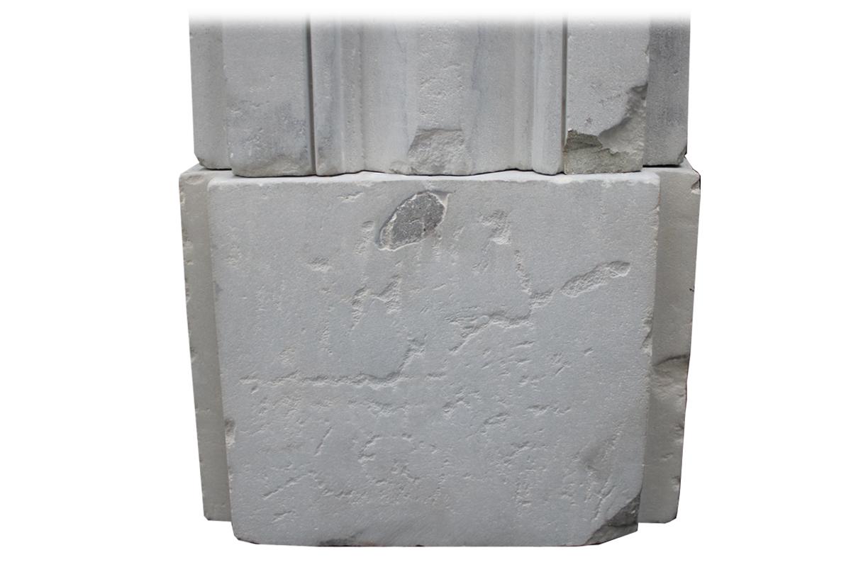 Regency Carved Stone Fireplace Surround from Solid Grey York Stone 3
