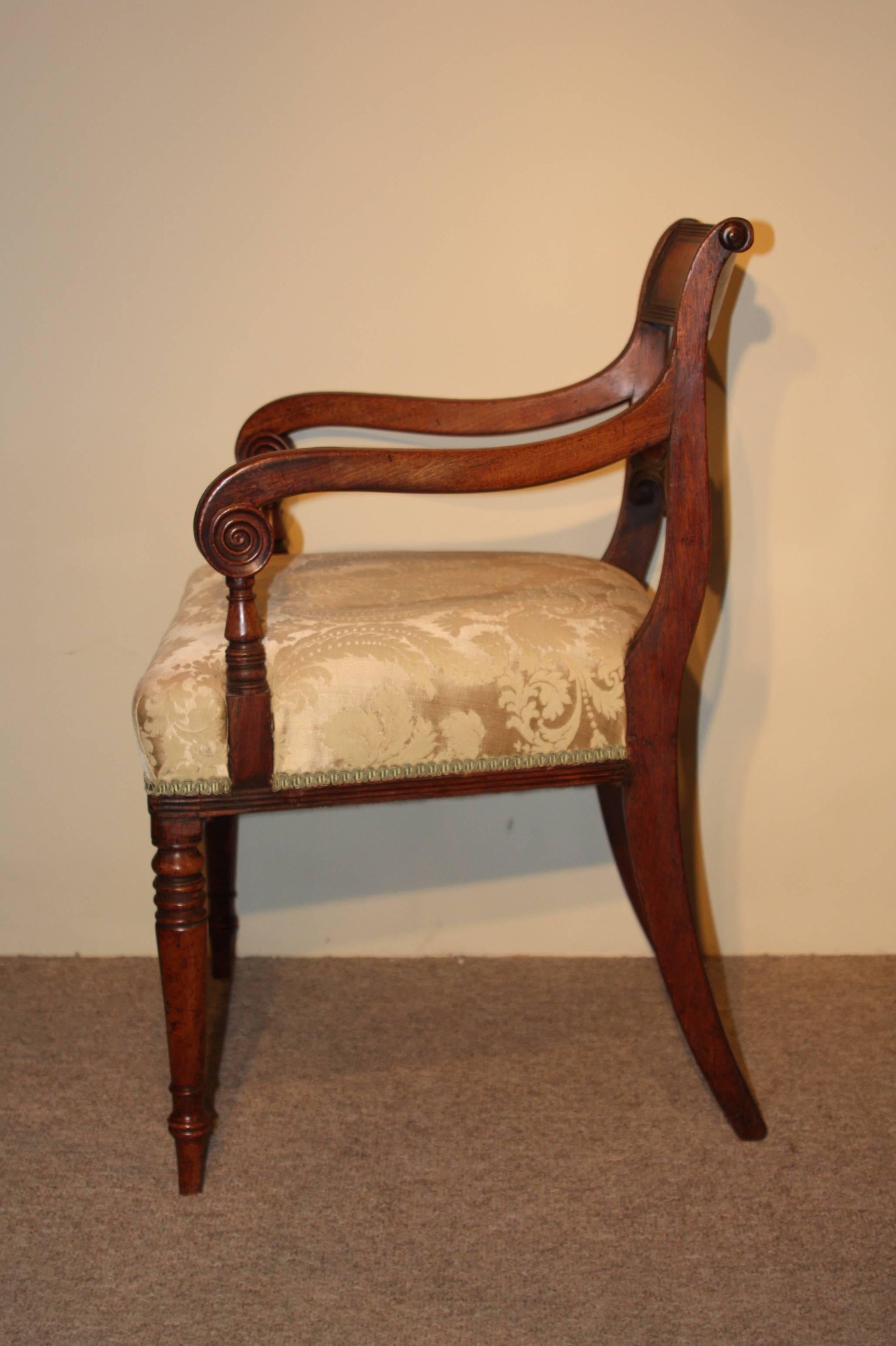 Mahogany Regency Carver Chair