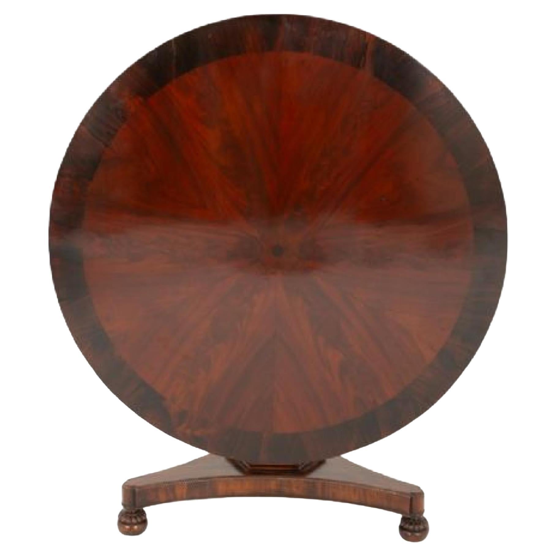 Regency Centre Table Circular Mahogany 1810