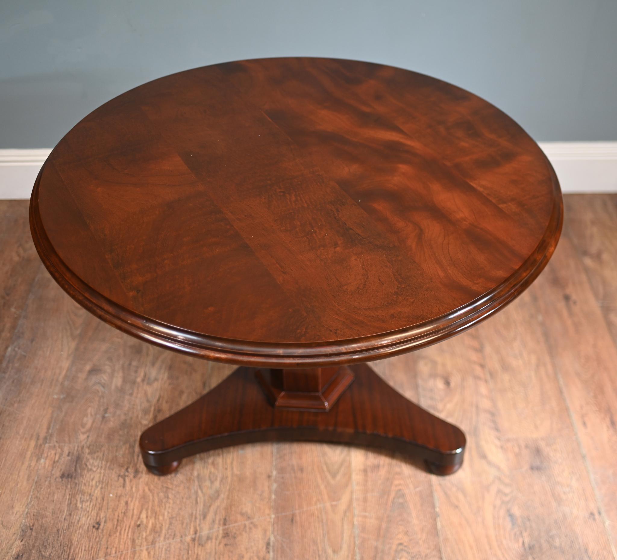 Regency Centre Table Flame Mahogany 1840 Supper In Good Condition For Sale In Potters Bar, GB