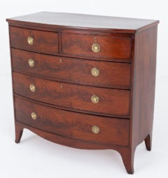 Regency Chest Drawers Mahogany Period Antique