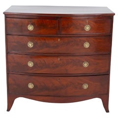 Regency Chest Drawers Mahogany Period Antique