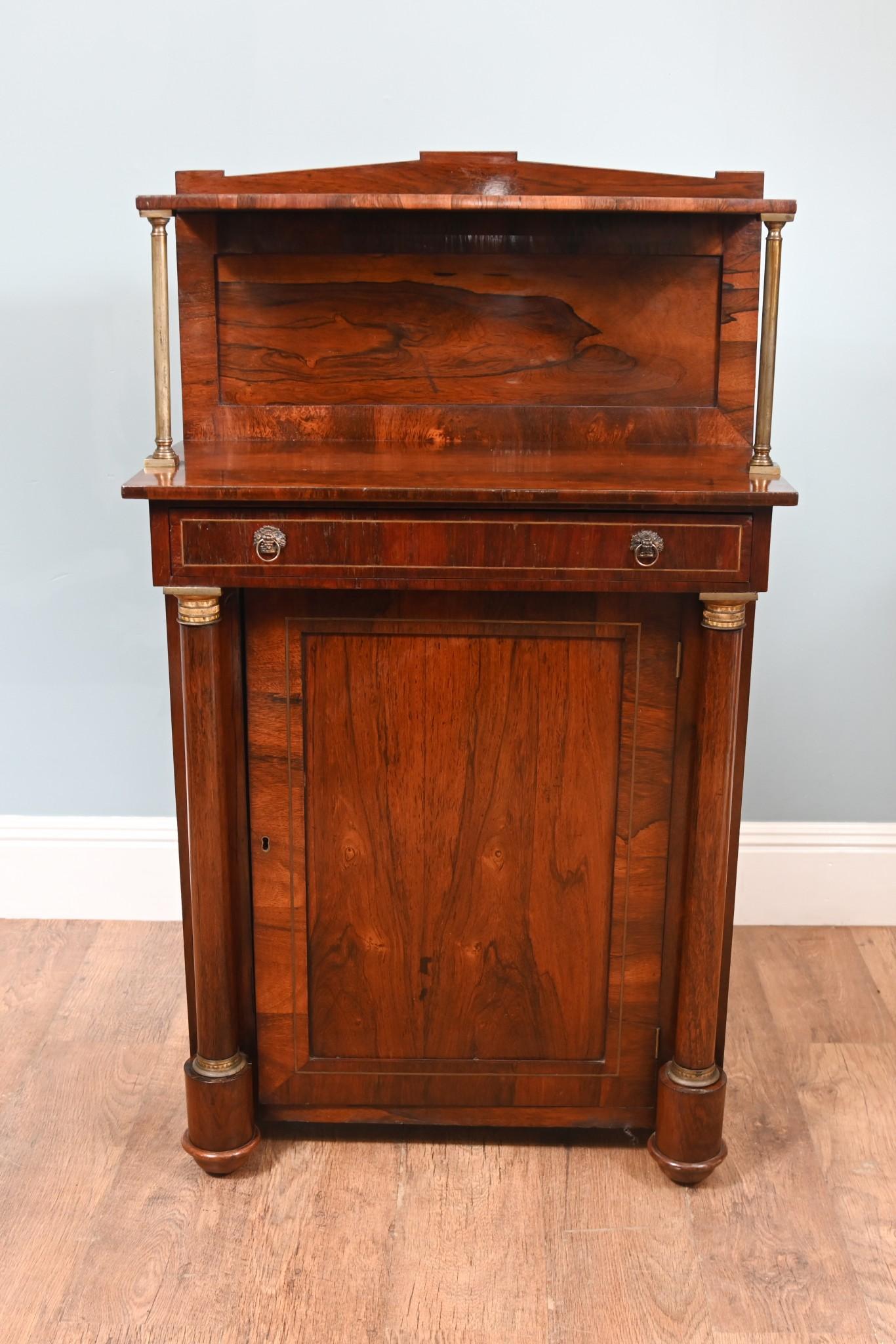 Regency Chiffonier Beistellschrank Periode 1810 im Angebot 3