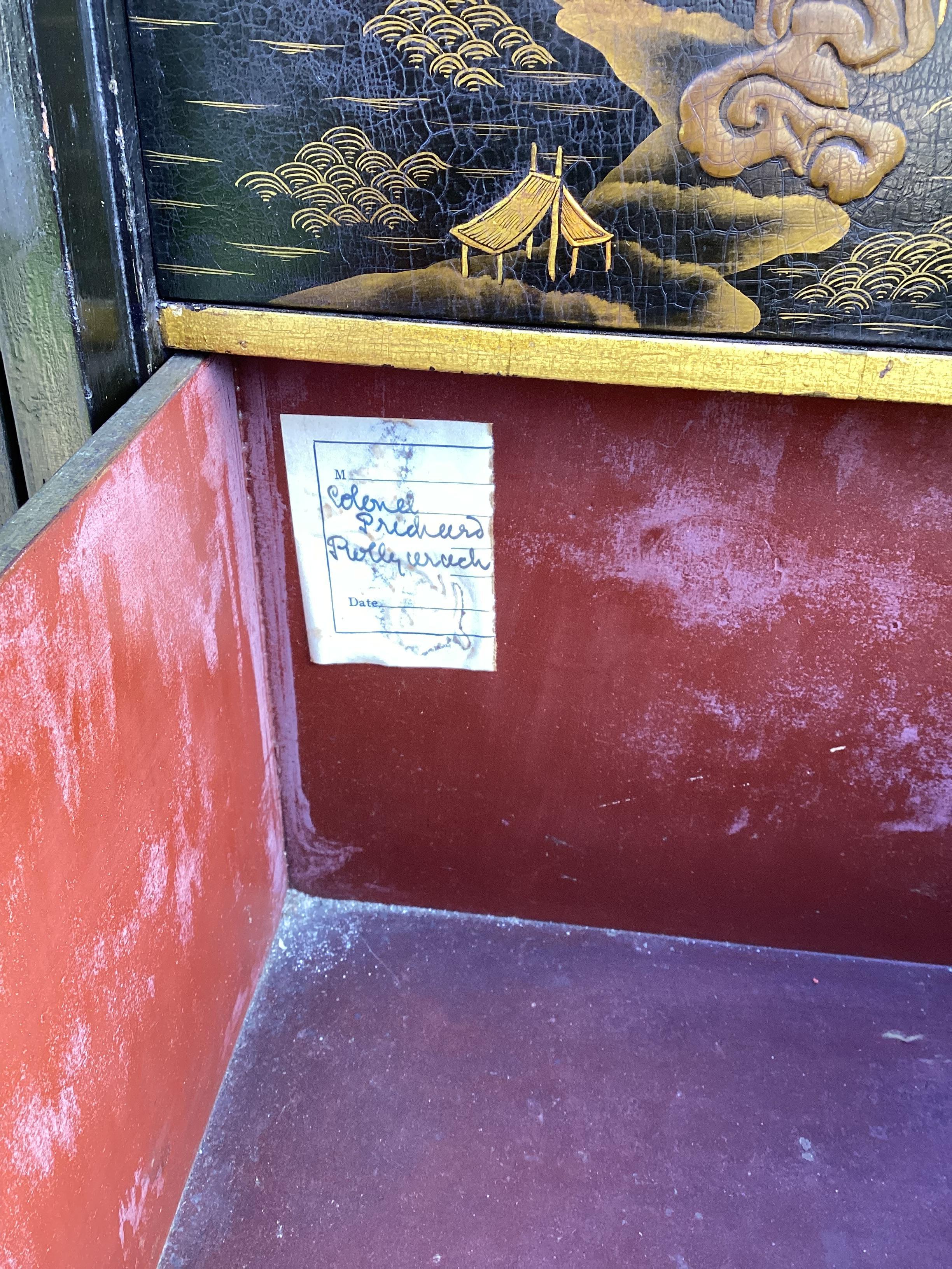 Regency Chinoiserie Cabinet on Stand For Sale 6