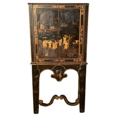Regency Chinoiserie Cabinet on Stand