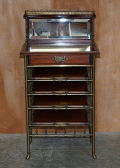 Regency circa 1810 Gilt Bronze and Hardwood Sheet Music Stand Chest of Drawers