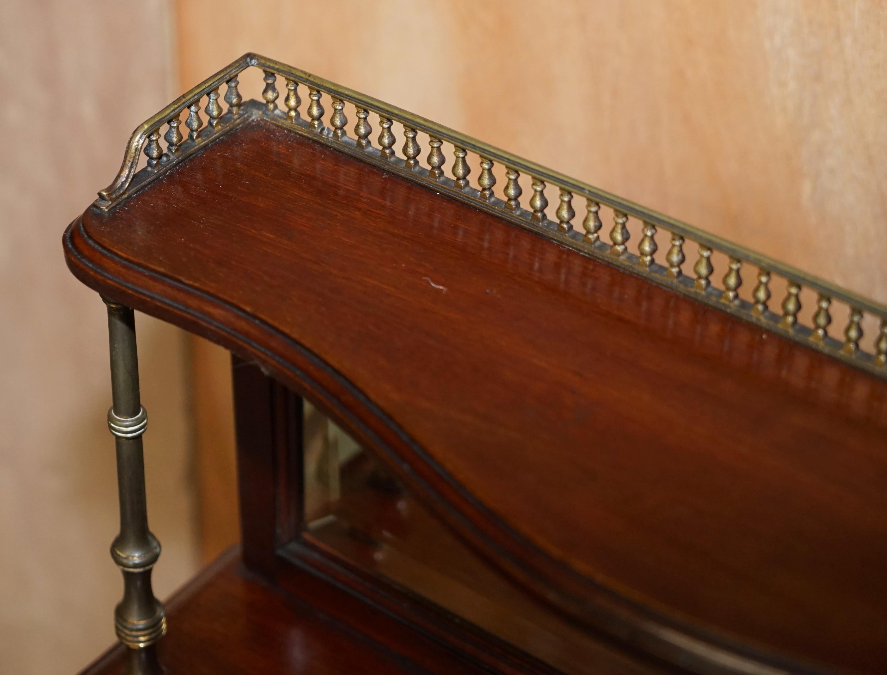 Early 19th Century Regency circa 1810 Gilt Bronze and Hardwood Sheet Music Stand Chest of Drawers For Sale