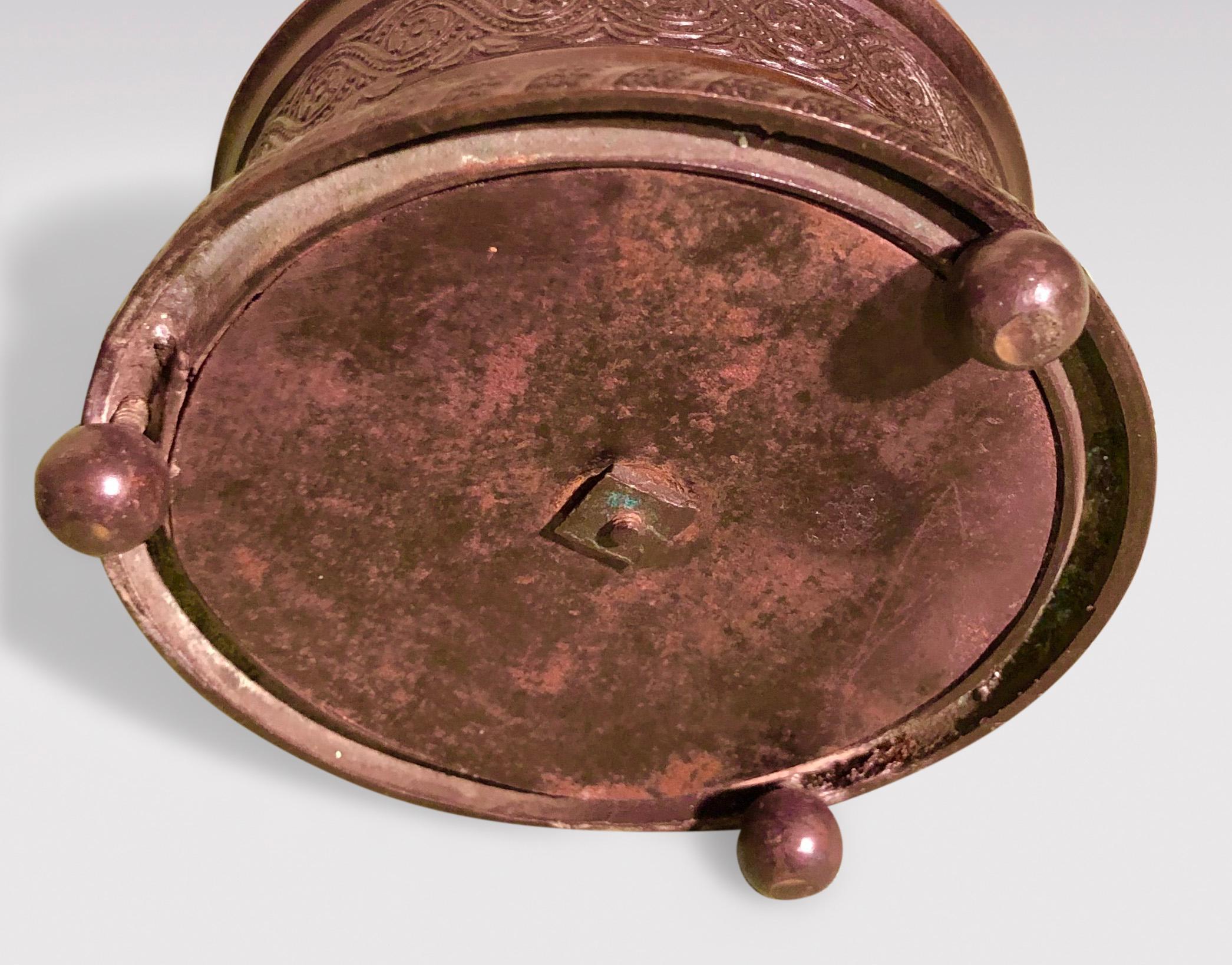 Other Regency circular bronze inkwell For Sale