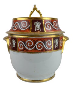 Regency Coalport Fruit Cooler and Lidded Sauce Tureen