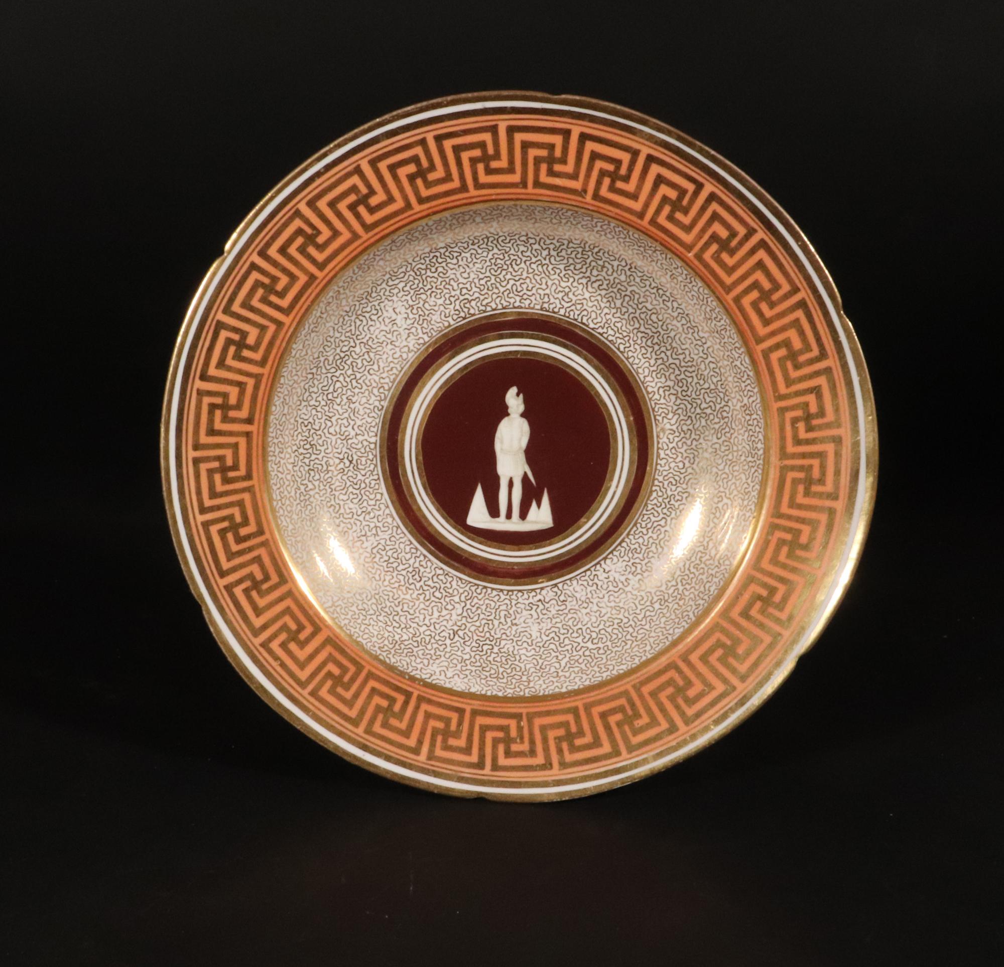 Regency Set d'assiettes à soupe néo-classique en porcelaine de Coalport Classic en vente