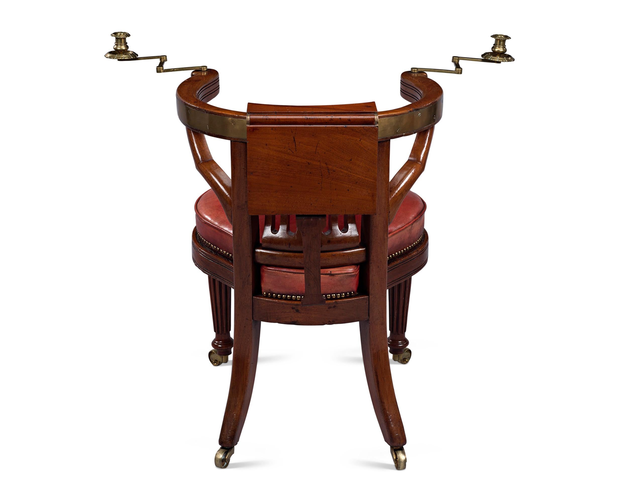English Regency Cockfighting Chair