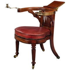Antique Regency Cockfighting Chair