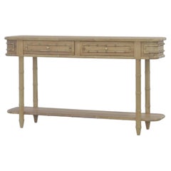 Regency Console Table in Fruitwood Finish