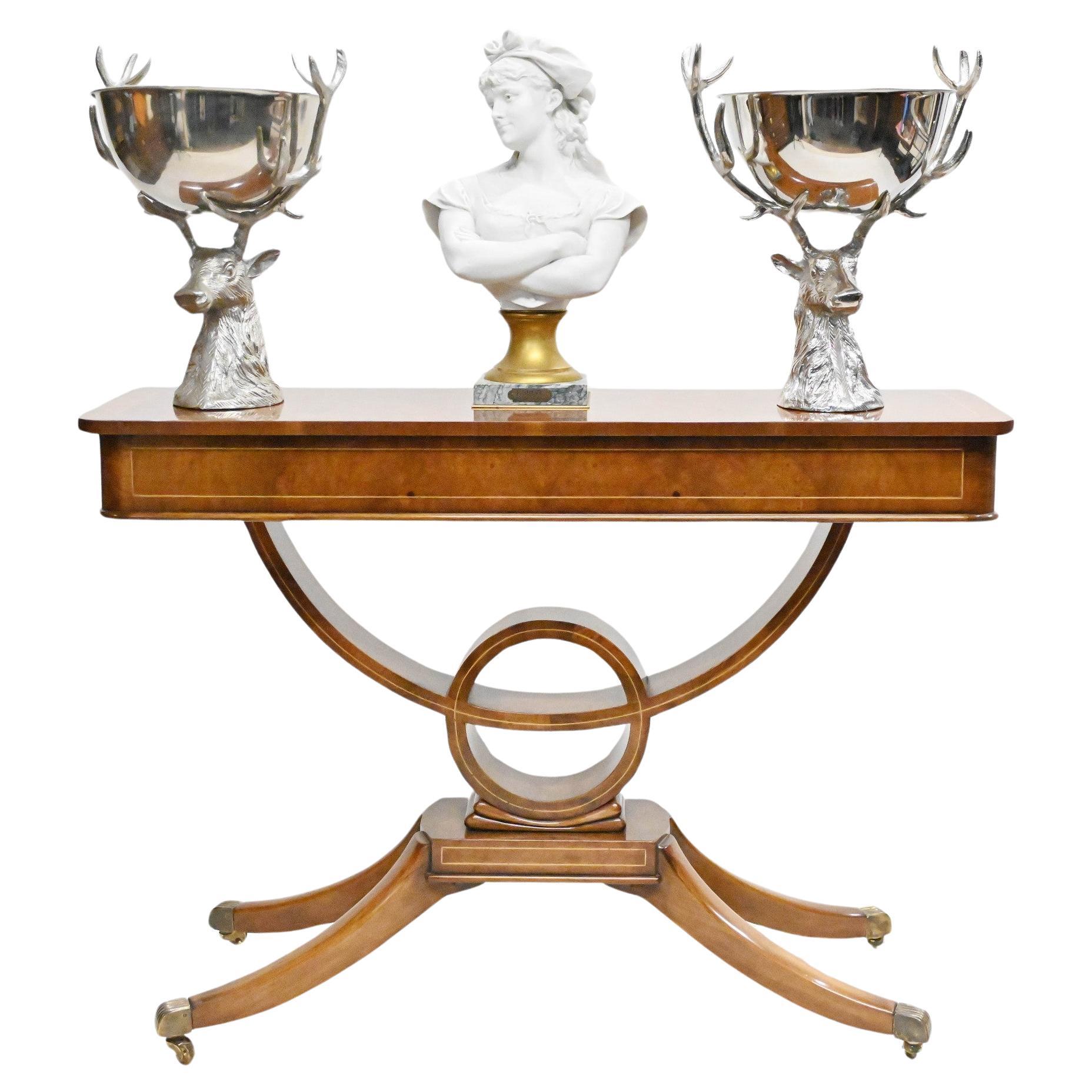 Regency Console Table Walnut Sofa Tables For Sale