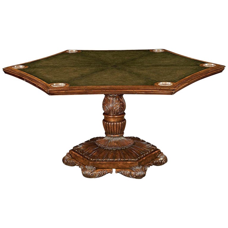 Regency Convertible Game Table For Sale at 1stDibs
