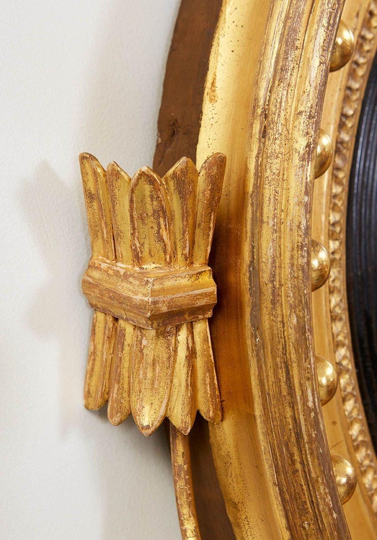 Regency Convex Mirror by Thomas Fentham For Sale at 1stDibs