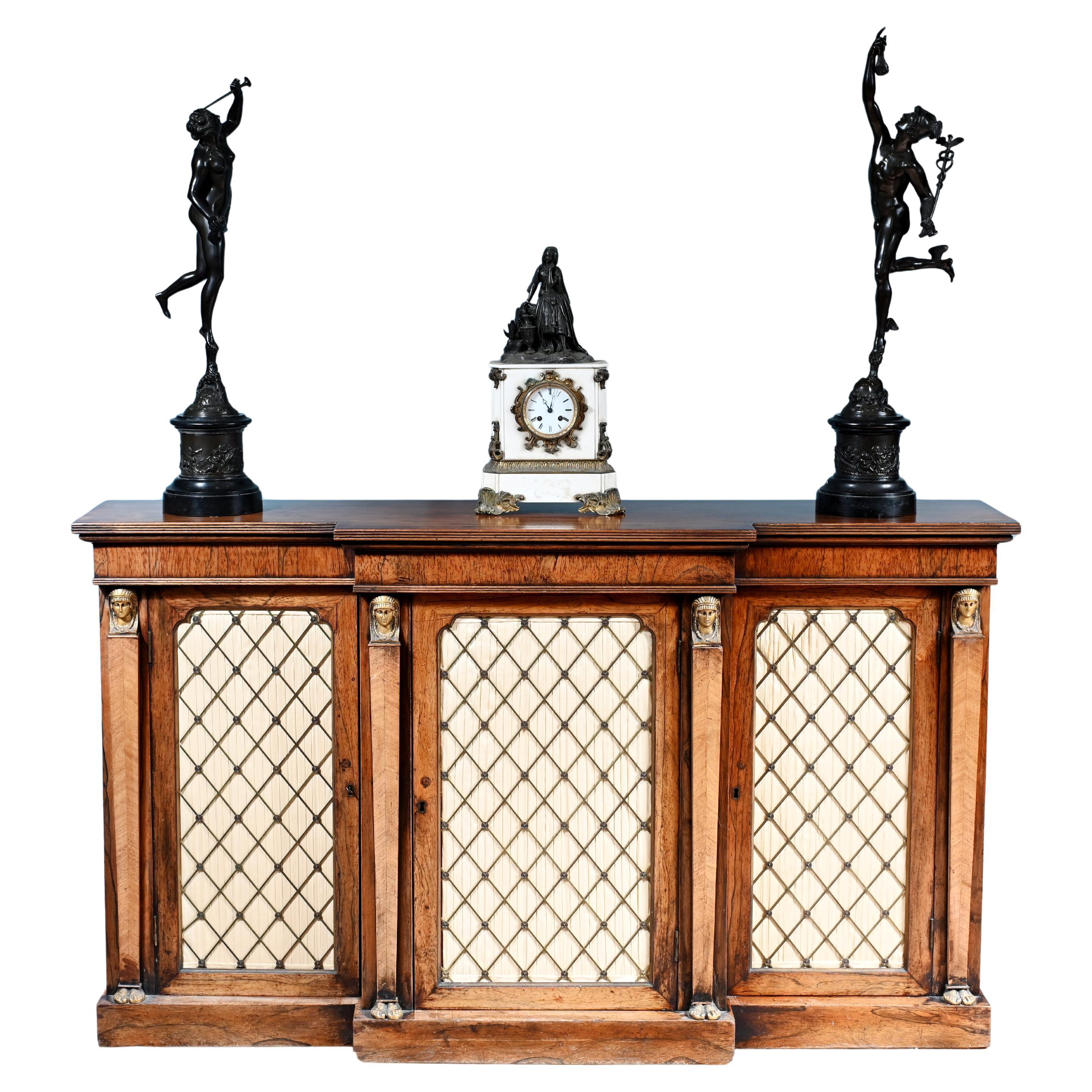 Regency Credenza Breakfront Side Cabinet 1815 For Sale