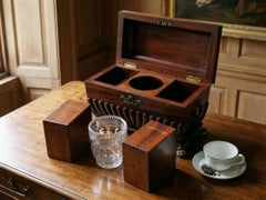 Regency Cuban Mahogany Tea Chest by Robert Wright