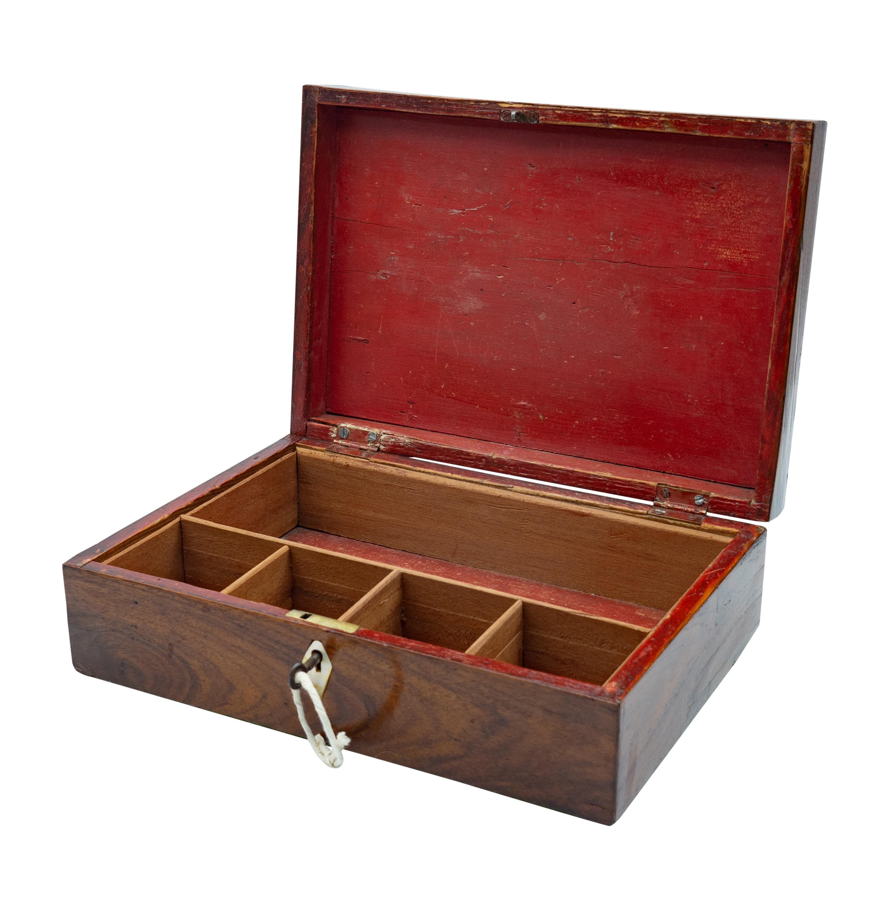 Early 19th Century Regency Cube Marquetry Box