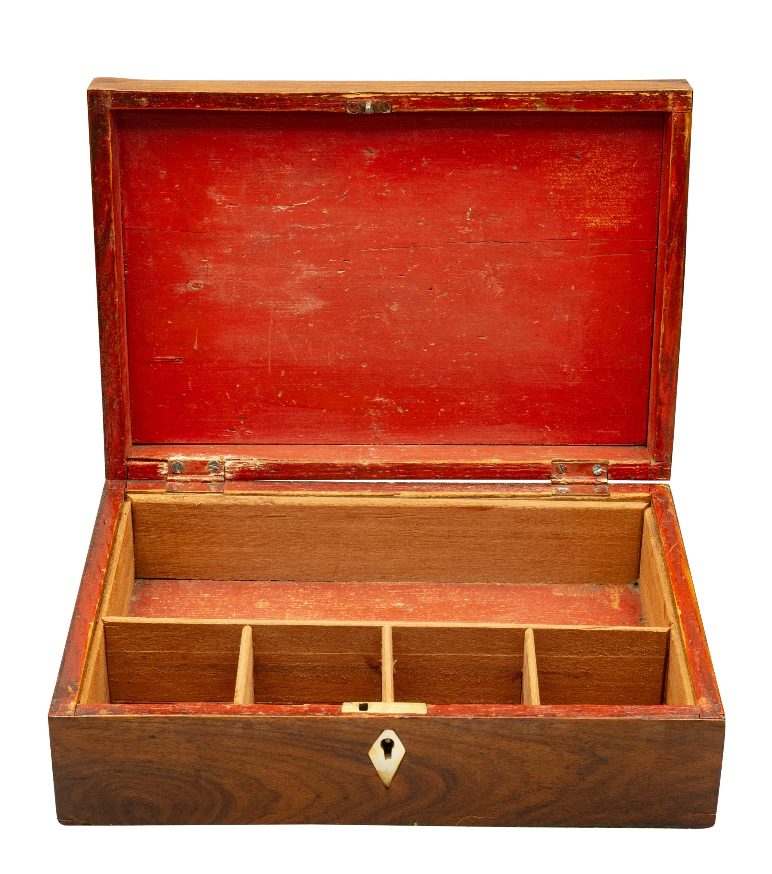 Boxwood Regency Cube Marquetry Box