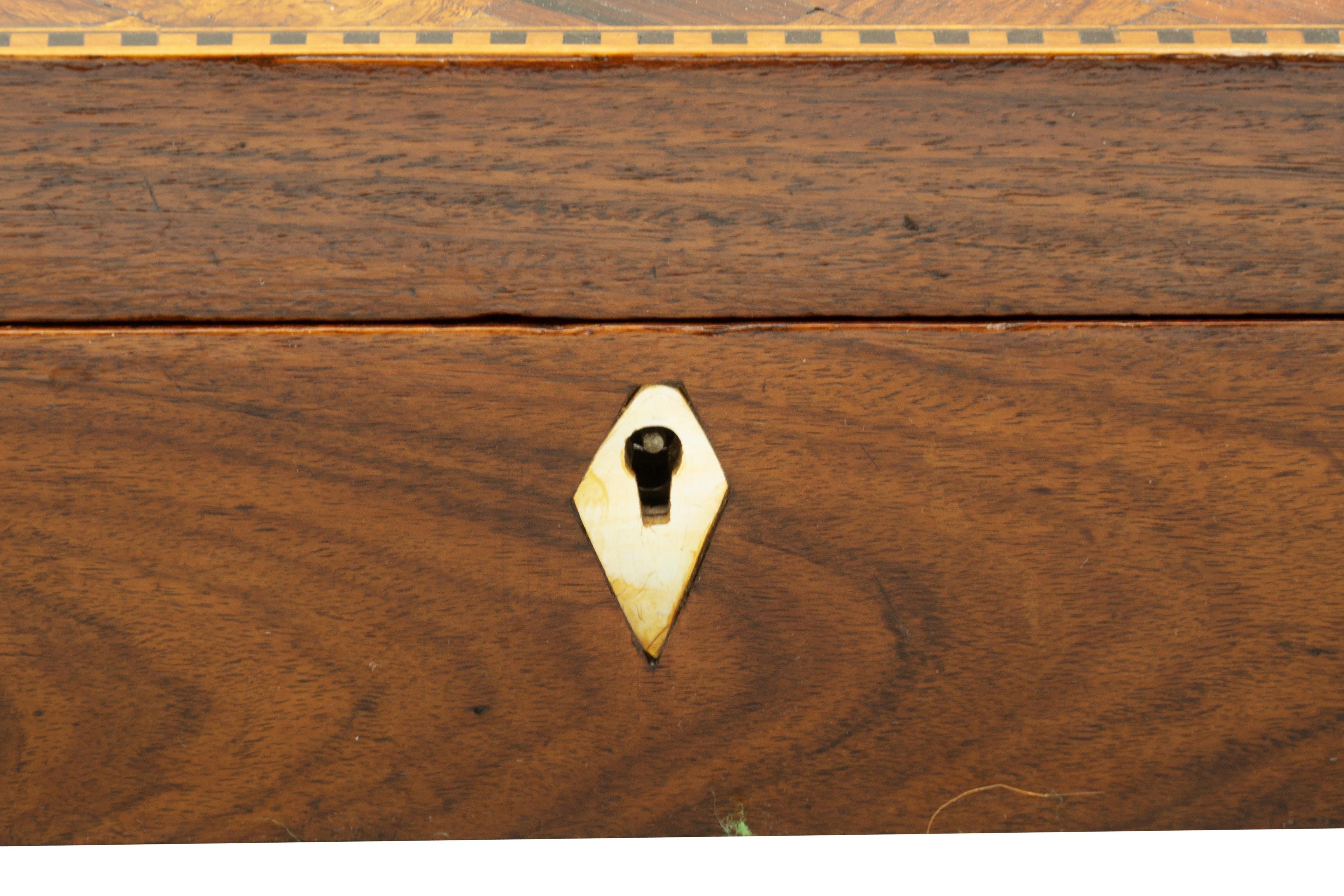 Regency Cube Marquetry Box 1
