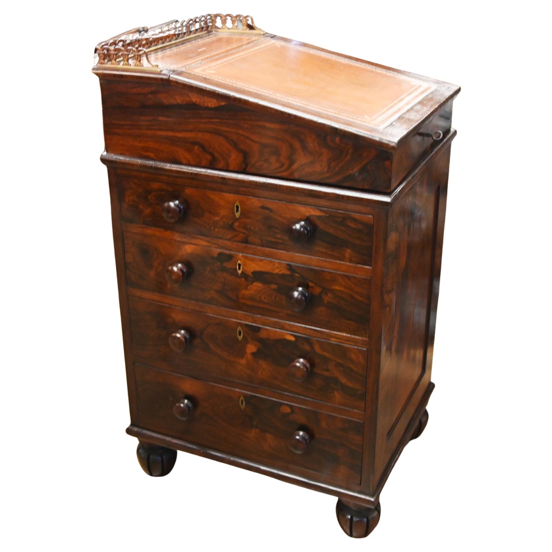 Regency Davenport Desk After Gillows Slide Top 1820