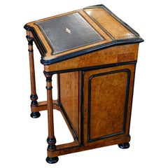 Regency-Schreibtisch Davenport Gratnussbaum Ebonisiert