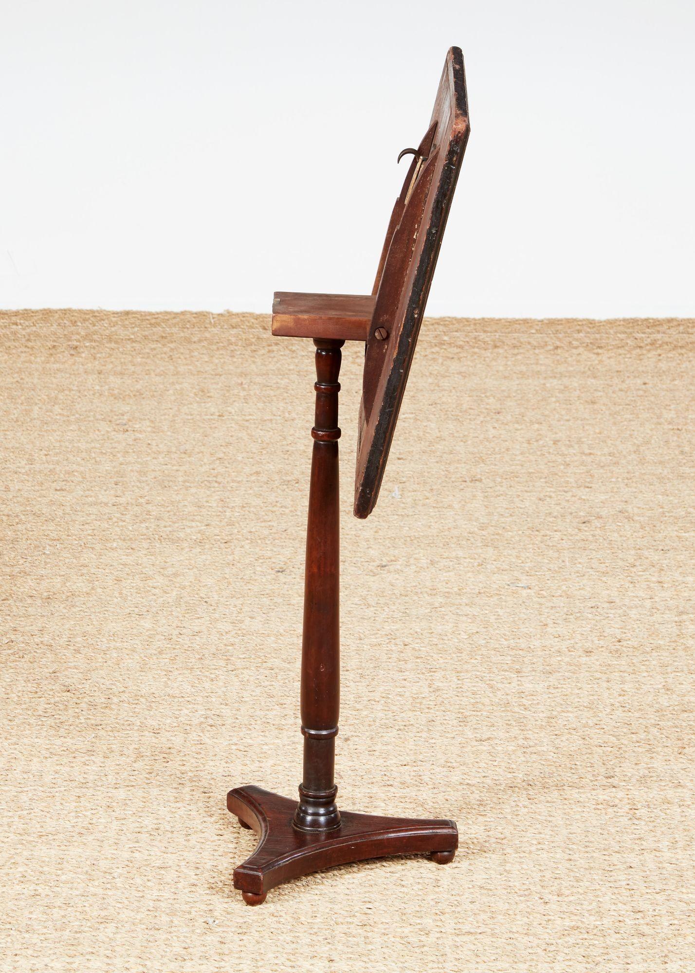 19th Century Regency Decoupage Tripod Table