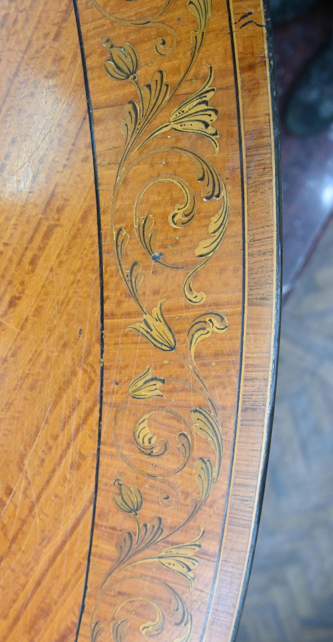 Cabinet Demi Lune Regency Classic Adams Satinwood Bon état - En vente à Potters Bar, GB