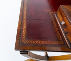 Regency Desk Bonheur Du Jour Mahogany Revival