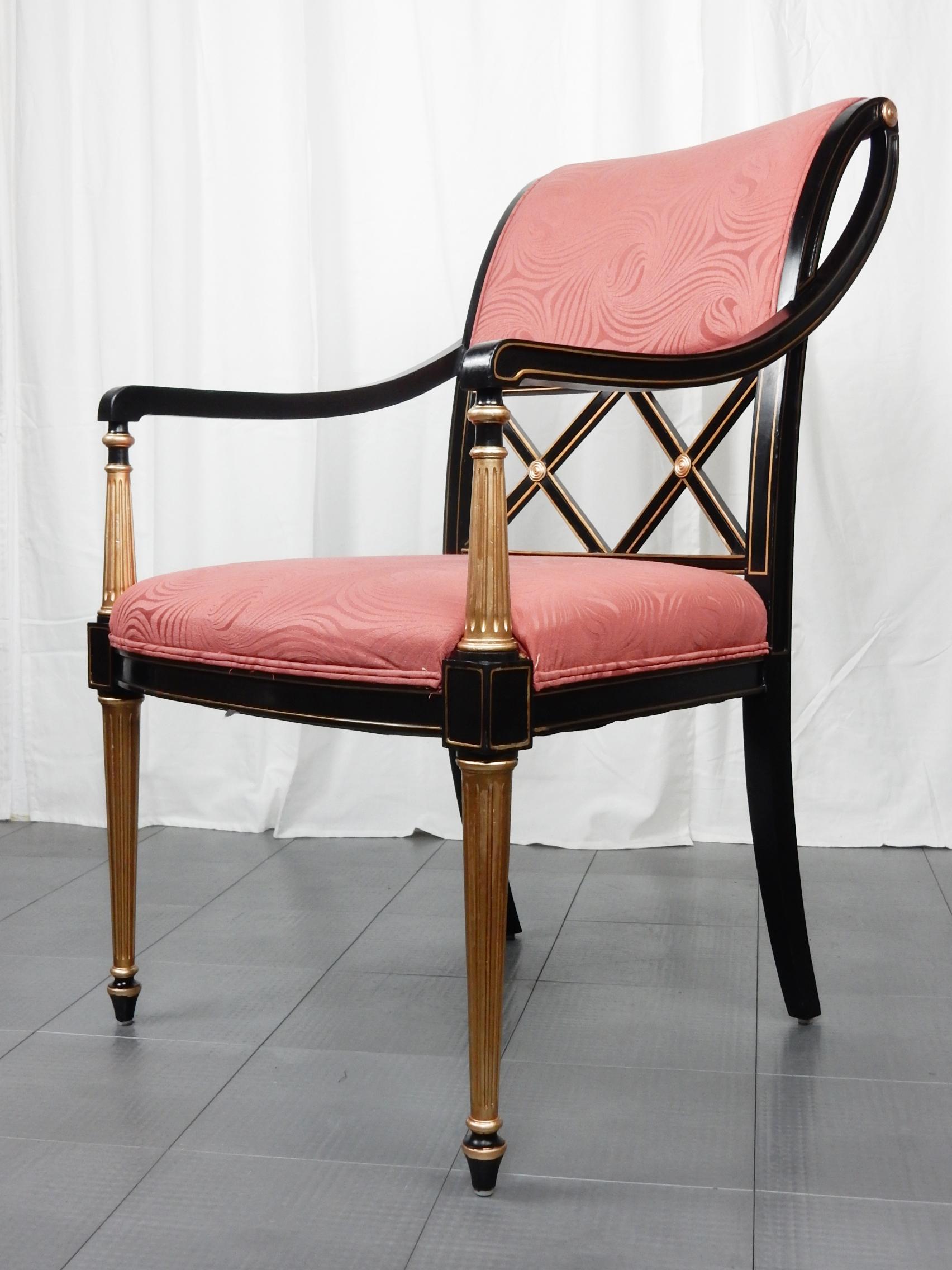 Regency Dining Chairs by Dorothy Draper Design for Henredon Set of 10 1