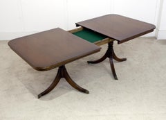 Regency Dining Table and Matching Chairs Suite Mahogany 8 Seater
