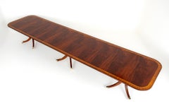 Regency Dining Table Extending 16 Feet Mahogany