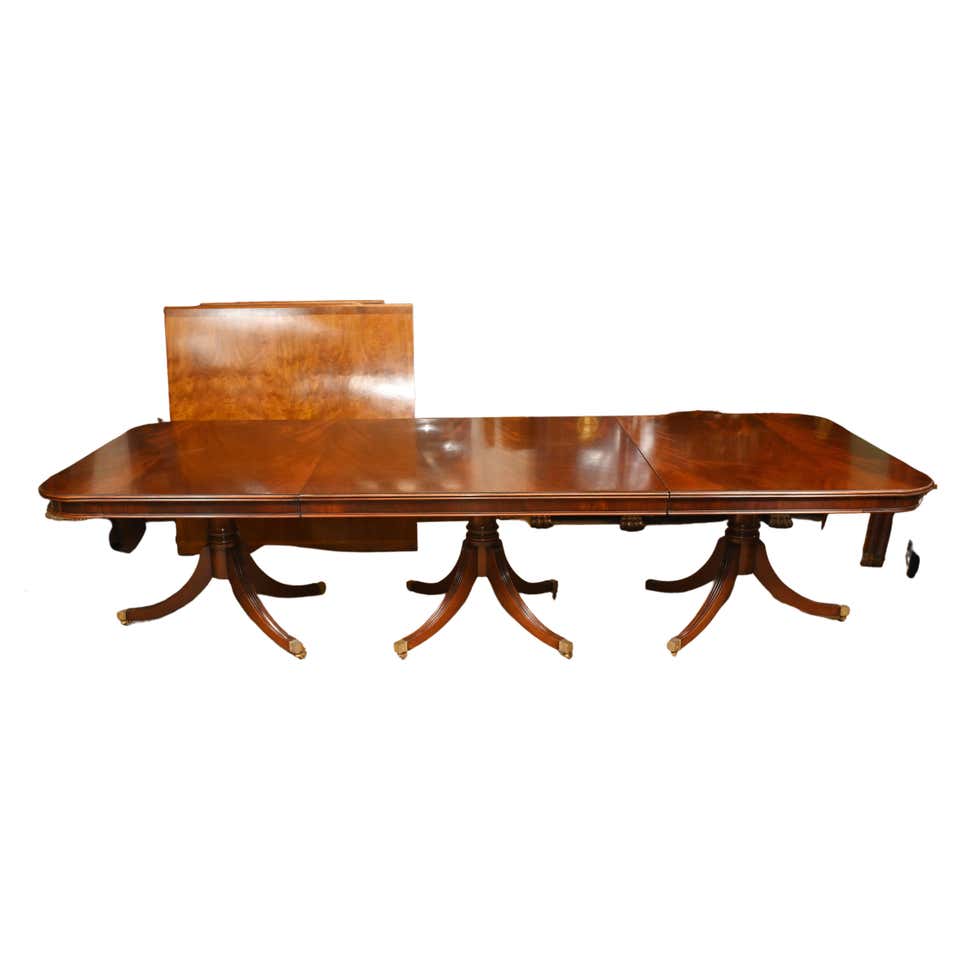 Regency Column Tables, Mahogany Pedestal For Sale at 1stDibs | column ...