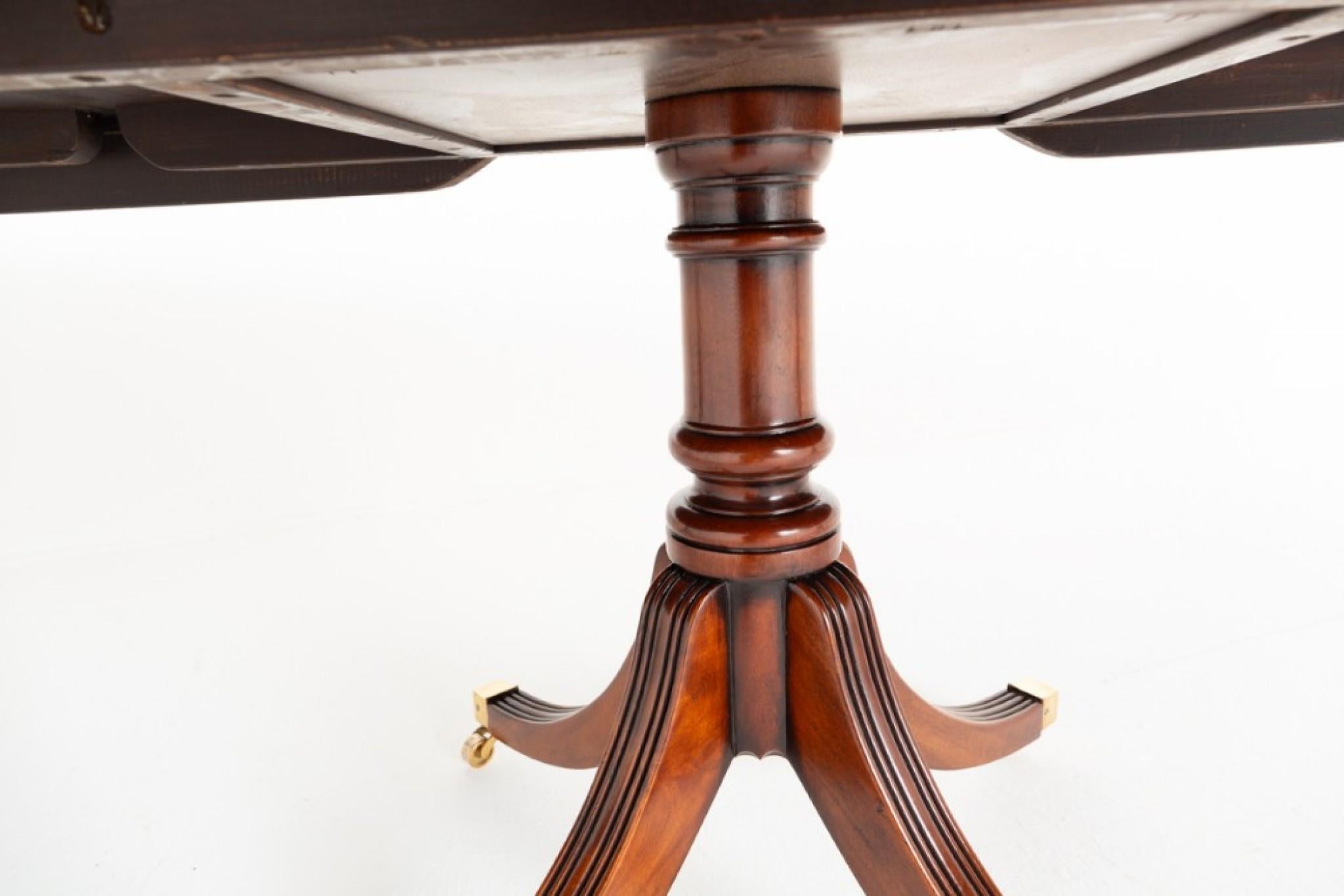 Regency Dining Table Mahogany 18 Seater Pedestal Tables 2
