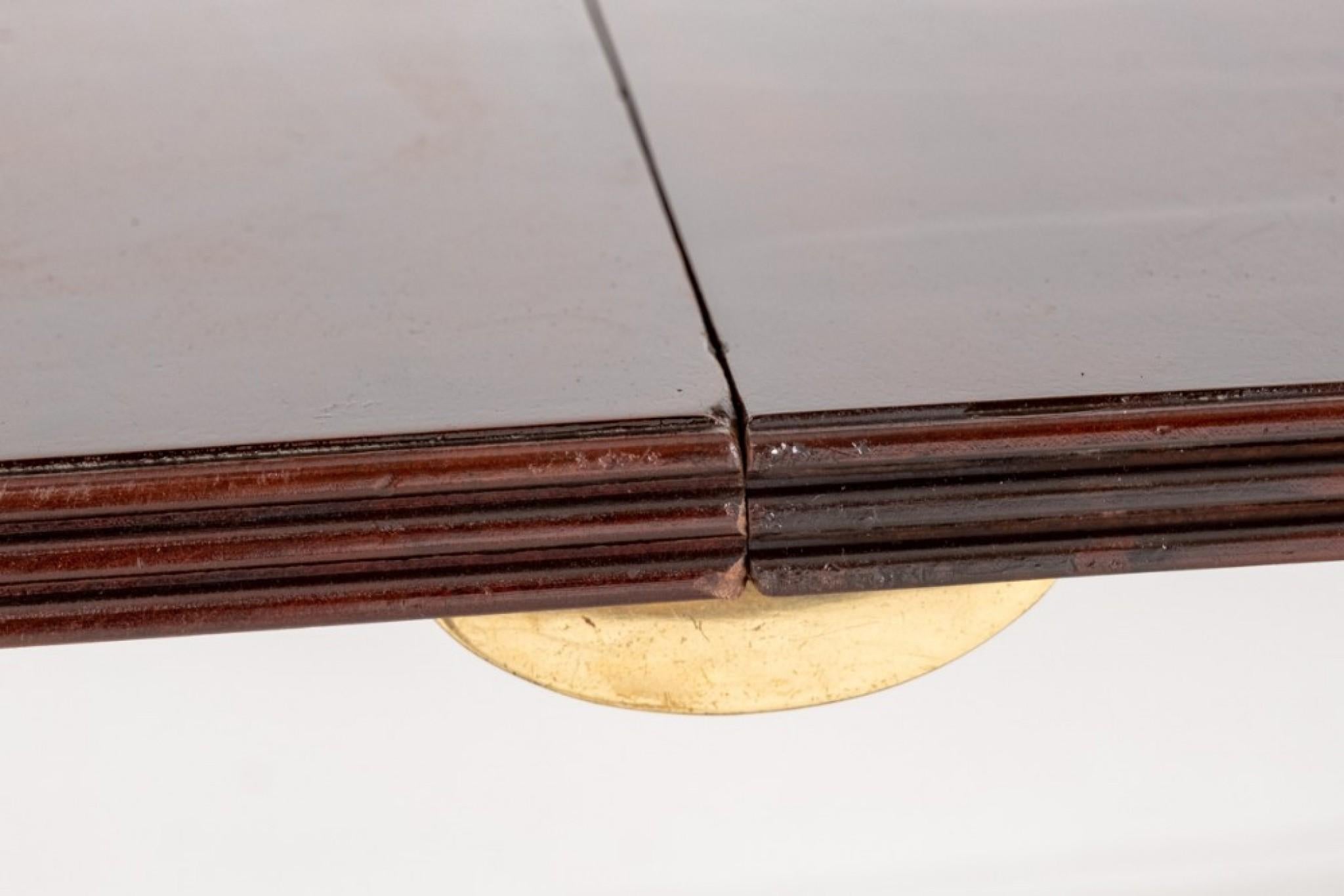 Mesa de Comedor Regencia - Caoba 2 Pedestales Periodo Antiguo en venta 7