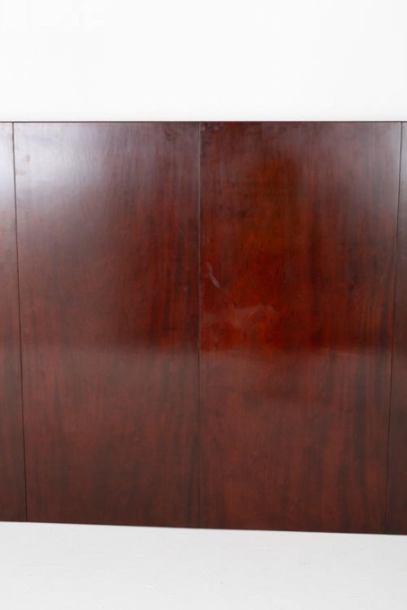 Mesa de Comedor Regencia - Caoba 2 Pedestales Periodo Antiguo en venta 9