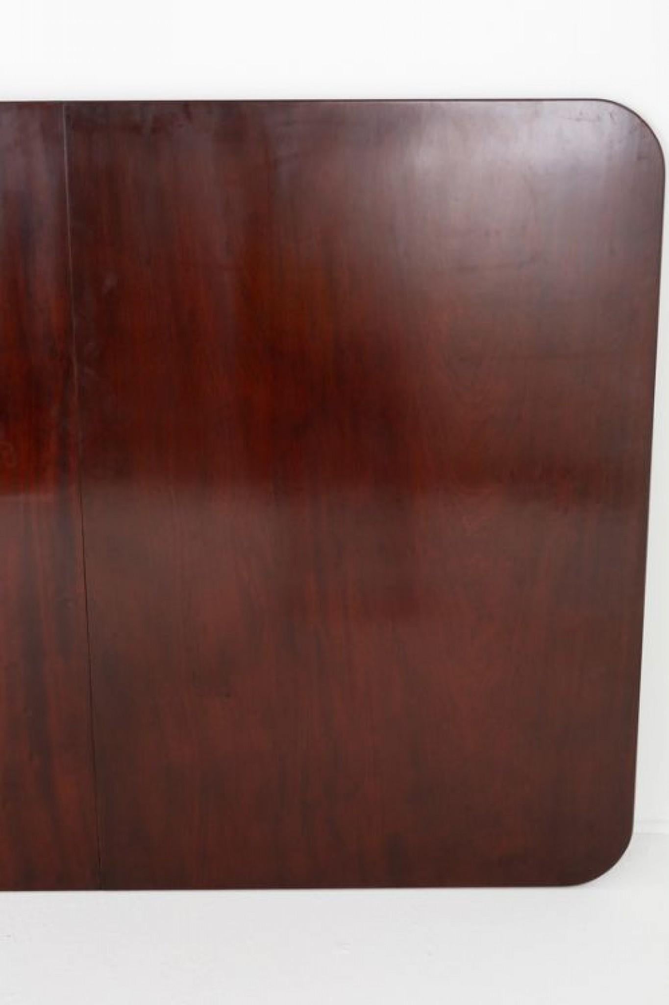 Mesa de Comedor Regencia - Caoba 2 Pedestales Periodo Antiguo en Bueno estado para la venta en Potters Bar, GB