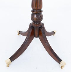 Regency Dining Table Pedestal Extending 20 Seater Mahogany