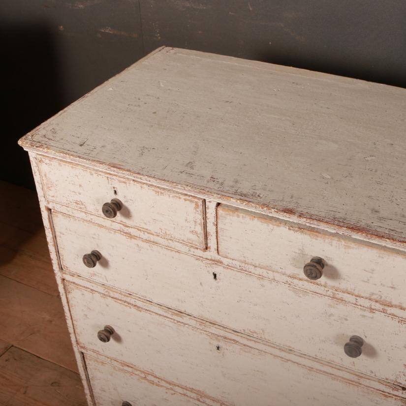 Hand-Painted Regency Double Chest of Drawers